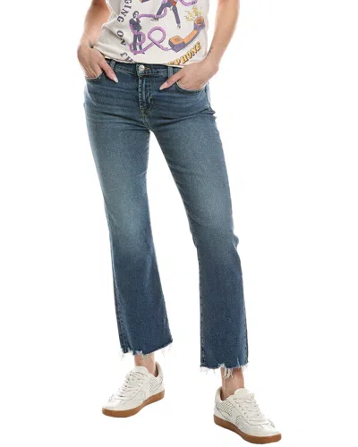 7 For All Mankind Daisy Ankle Boot Bay Ankle Boot Jean In Blue