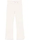 7 For All Mankind Tailorless Coated Bootcut Jeans In Vintage White In White