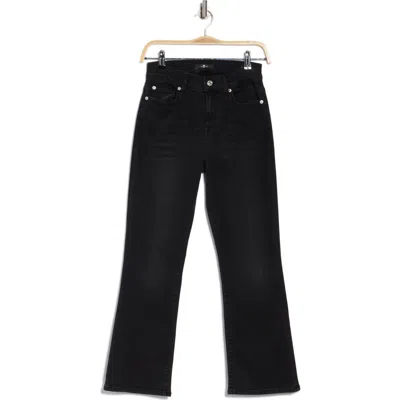 7 For All Mankind Daisy Ankle Bootcut Jeans In Black