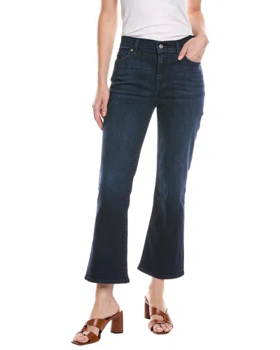 7 For All Mankind Daisy Atlas Ankle Boot Jean In Blue