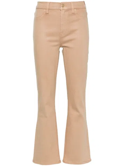7 For All Mankind Daisy Bootcut Jeans In Beige