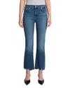 7 For All Mankind Daisy High Rise Ankle Bootcut Jeans In Bay In Bay