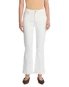 7 For All Mankind Slim Kick High-rise Bootcut Jeans In White
