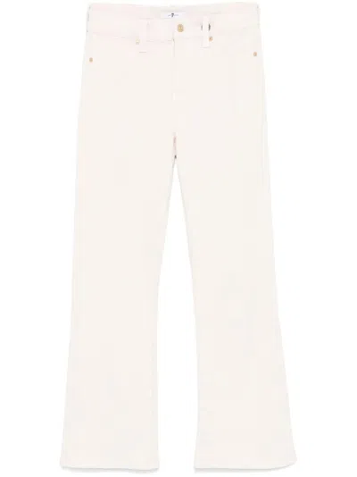 7 For All Mankind Daisy Jeans In White