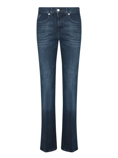7 For All Mankind Dark Blue Bootcut Jeans