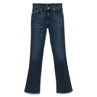7 For All Mankind Denim Bootcut Jeans In Blue