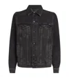 7 For All Mankind Denim Jacket In Black