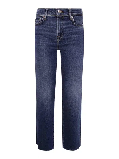 7 For All Mankind Vaqueros Rectos - Azul