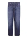 7 For All Mankind Ryan Roadmap Wide Denim Trousers In Blue