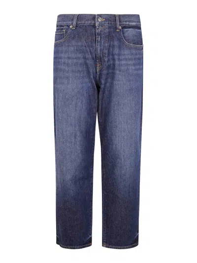 7 For All Mankind Denim Jeans In Blue
