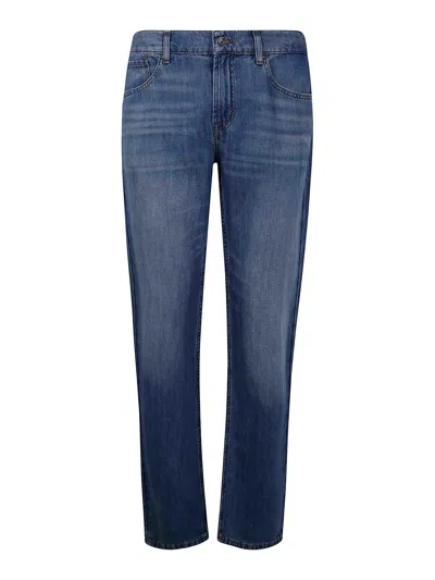 7 FOR ALL MANKIND VAQUEROS RECTOS - AZUL