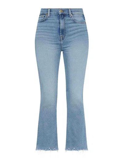 7 For All Mankind Denim Jeans In Blue