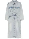 7 For All Mankind Denim Long Dress