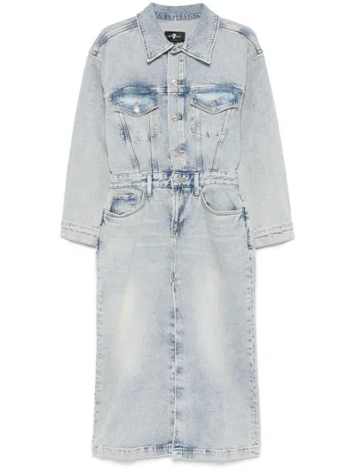 7 FOR ALL MANKIND 7 FOR ALL MANKIND DENIM LONG DRESS