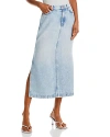 7 FOR ALL MANKIND DENIM MIDI SKIRT