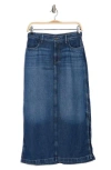 7 For All Mankind Mia Denim Midi Skirt In Wayne