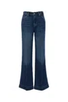 7 For All Mankind Stretch Denim Tess Jeans In Midblue