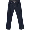 7 For All Mankind The Straight Linen Denim Trousers