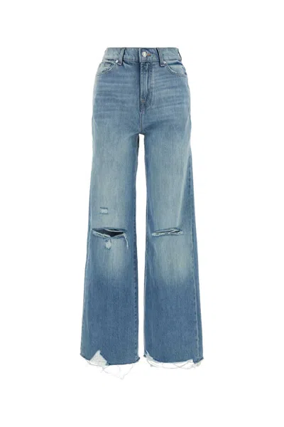 7 FOR ALL MANKIND DENIM SCOUT WIDE-LEG JEANS
