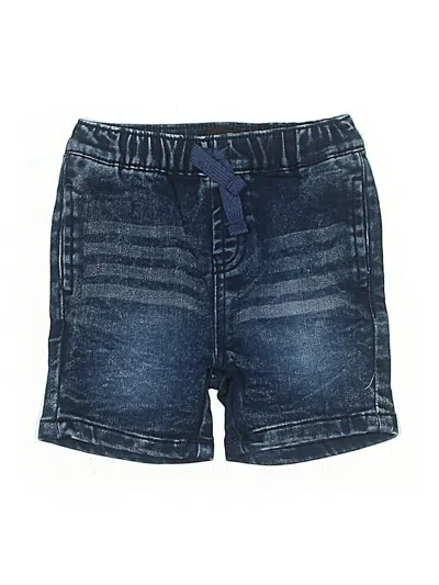 Pre-owned 7 For All Mankind Kids' Denim Shorts In Blue