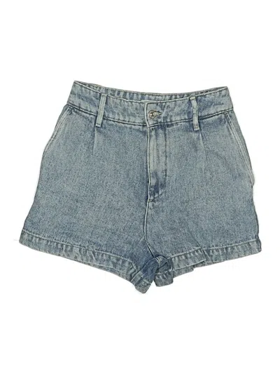 Pre-owned 7 For All Mankind Denim Shorts In Blue