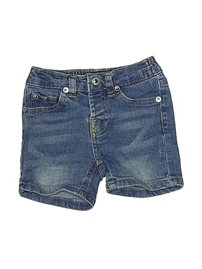 Pre-owned 7 For All Mankind Babies' Denim Shorts In Blue