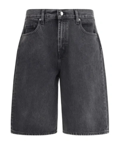 7 FOR ALL MANKIND DENIM SHORTS WITH BELT LOOPS