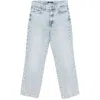 7 For All Mankind Logan Stovepipe Juicy With Faded Crystals