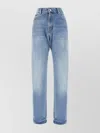 7 For All Mankind Denim Trousers Belt Loops In Blue