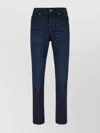 7 FOR ALL MANKIND DENIM TROUSERS DISTRESSED CONTRAST STITCHING