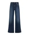 7 For All Mankind Denim Trousers With Belt Loops In Blue