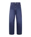 7 For All Mankind Denim Trousers With Belt Loops In Blue