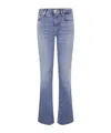 7 For All Mankind Denim Trousers With Belt Loops In Blue