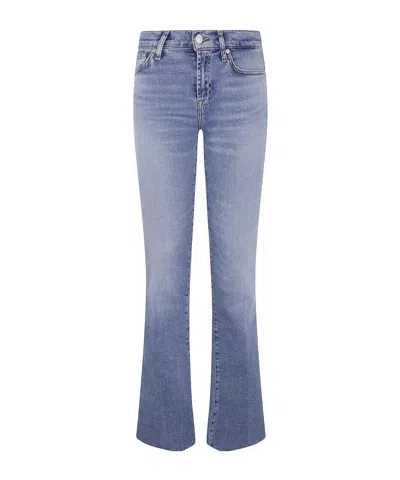 7 FOR ALL MANKIND DENIM TROUSERS WITH BELT LOOPS