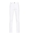 7 For All Mankind Slimmy Tapered Luxe Performance Jeans In White