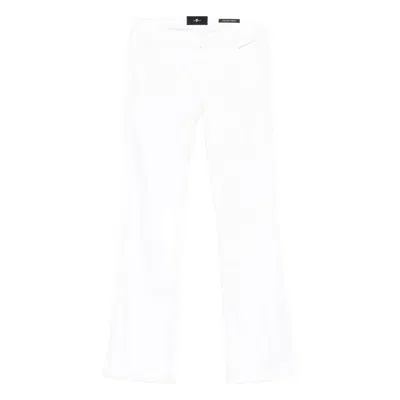 7 For All Mankind Bootcut Jeans In White