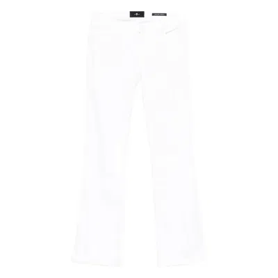 7 For All Mankind Bootcut Jeans In White