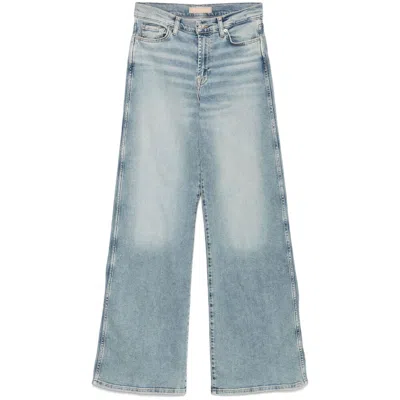 7 FOR ALL MANKIND DENIM WIDE-LEG JEANS
