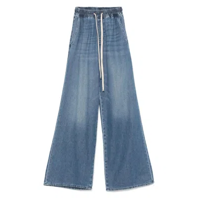 7 For All Mankind Denim Wide-leg Jeans In Blue