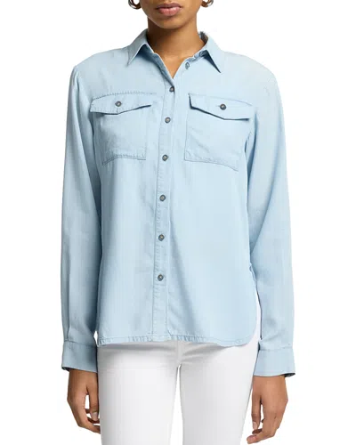 7 For All Mankind Dina Shirt In Blue