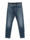 7 For All Mankind Distressed-details Jeans In Blue