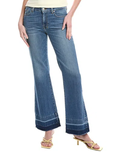 7 For All Mankind Dojo Agadir Tailorless Flare Jean In Black