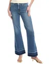 7 For All Mankind Dojo Agadir Tailorless Flare Jean In Black