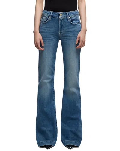 7 For All Mankind Dojo Almost Love Flare Jean In Blue