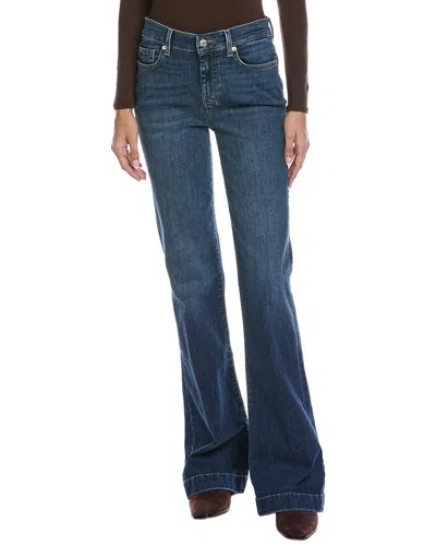 7 For All Mankind Dojo Old Fashioned Flare Leg Jean In Blue