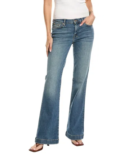 7 For All Mankind Dojo Felicity Flare Jean In Blue