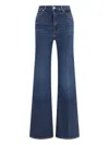 7 For All Mankind Dojo Five-pocket Jeans In Blue