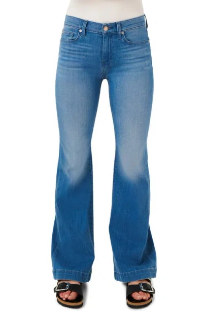 7 For All Mankind Dojo Flare Jeans In Blue