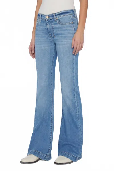 7 For All Mankind Dojo Flare Leg Jean In Prophecy In Multi