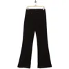 7 For All Mankind Dojo Flare Leg Jeans In Nightblack